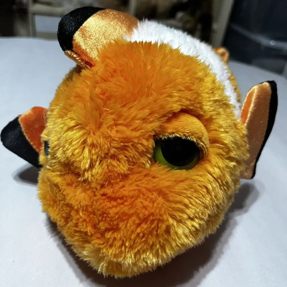 Aurora Destination Nation Orange CLOWN FISH Plush Stuffed Animal 12”